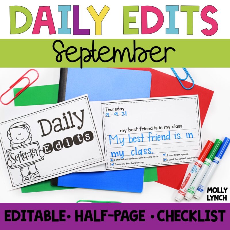 everyday edits for september | Lucky Learning with Molly Lynch