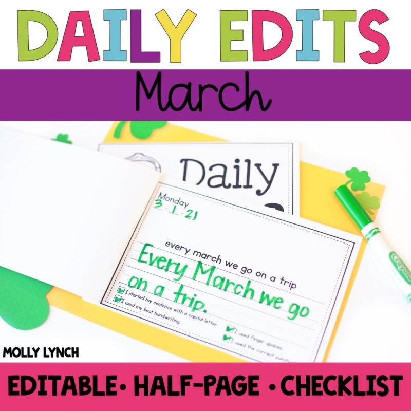 daily edits march | Lucky Learning with Molly Lynch