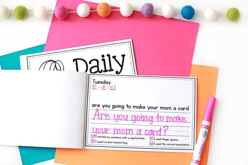 editable daily edits for elementary students | Lucky Learning with Molly Lynch