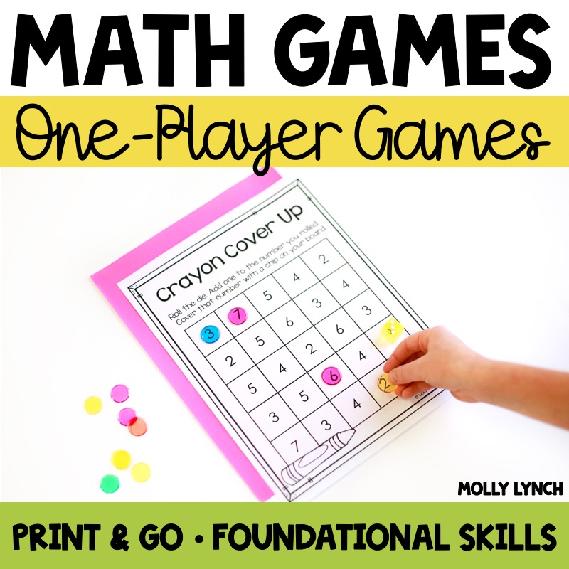 Paradoks repulsion rekruttere Math Games for One | Shop Lucky Learning with Molly Lynch