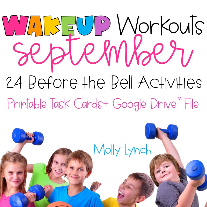 September Wake Up Workouts for 1st graders | Lucky Learning with Molly Lynch