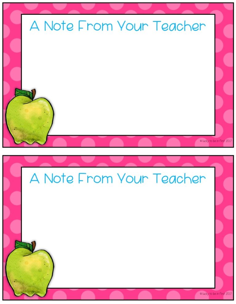 Editable Teacher Stationery &amp; Notes Template: 30 Editable Options