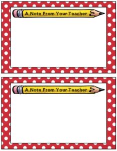 Editable Teacher Stationery &amp; Notes Template: 30 Editable Options