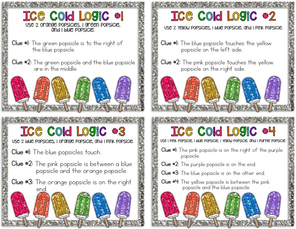 examples of ice cold logic puzzles | Lucky Learning with Molly Lynch