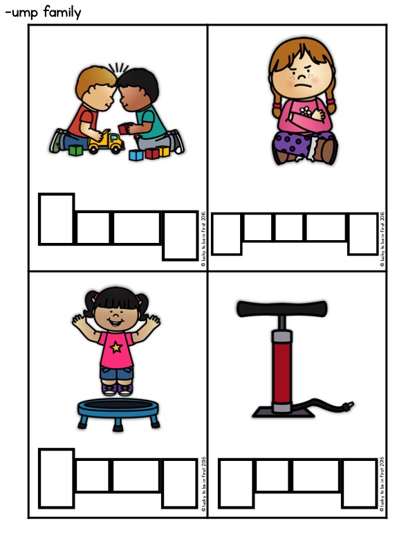 short u activity with image cards | Lucky Learning with Molly Lynch