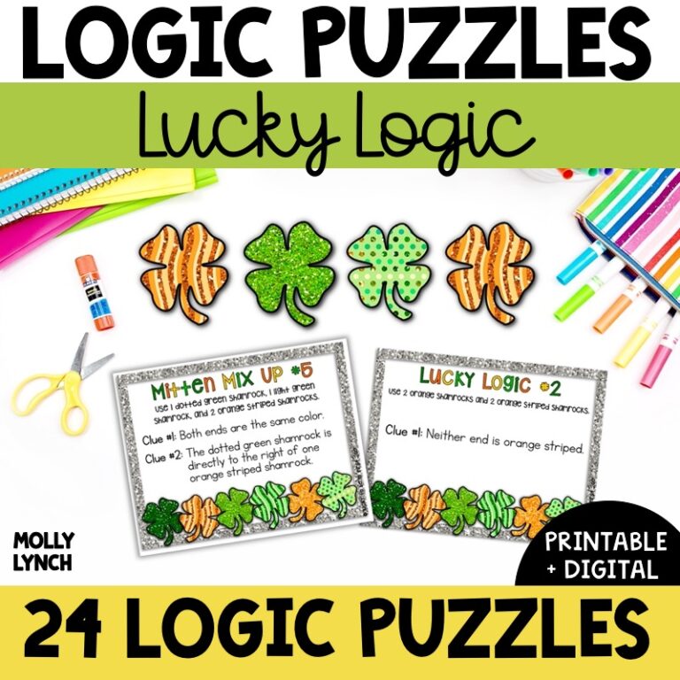 Problem Solving Lucky Logic {Logic Puzzles} | Shop Lucky Learning with ...