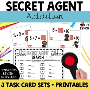 Addition Activity for 1st Grade by Lucky Learning with Molly Lynch