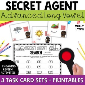 Advanced Long Vowel Activity for 1st Grade by Lucky Learning with Molly Lynch