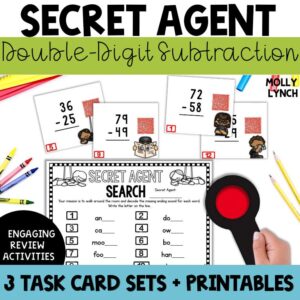 Double Digit Subtraction Activity for 1st Grade by Lucky Learning with Molly Lynch
