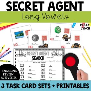 Long Vowels Activity for 1st Grade by Lucky Learning with Molly Lynch