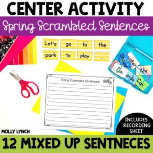 Spring Scrambled Sentences | Lucky Learning with Molly Lynch