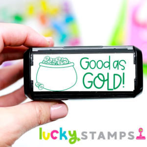 good as gold teacher stamp | Lucky Learning with Molly Lynch