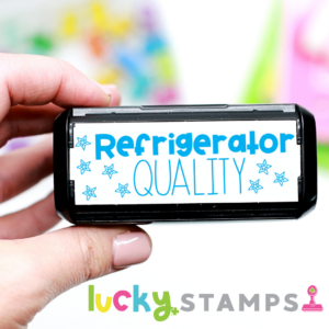 Refrigerator quality Self Inking Teacher Stamp | Lucky Learning with Molly Lynch