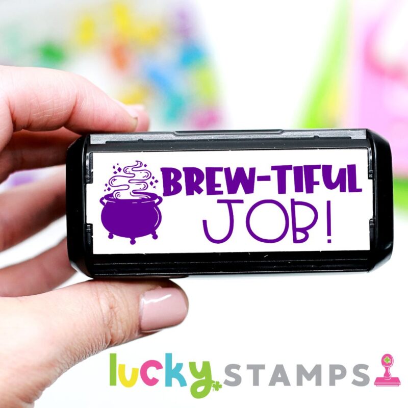 Halloween Teacher Stamp | Lucky Learning with Molly Lynch