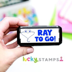 Ray to go! Self-inking teacher Stamp