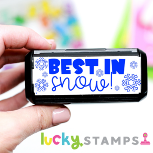 Best in Snow Self Inking Teacher Stamp | Lucky Learning with Molly Lynch
