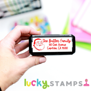 Customizable Santa Address Stamp | Lucky Learning with Molly Lynch