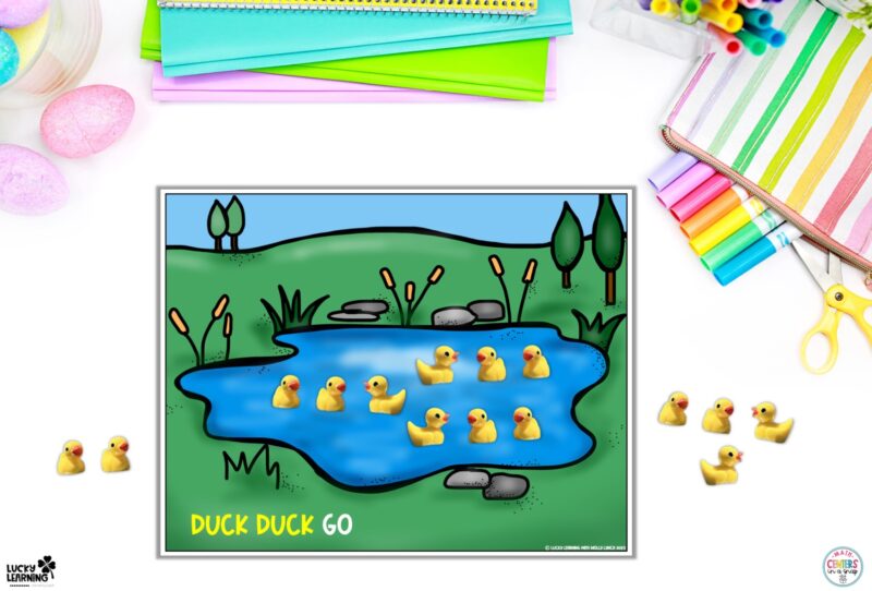 Spring Logic Game for 1st Grade Math Centers | Lucky Learning with Molly Lynch