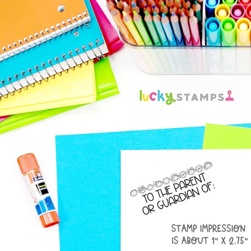 To the Parent or Guardian of Teacher Stamp shown on a piece of paper | Lucky Learning with Molly Lynch