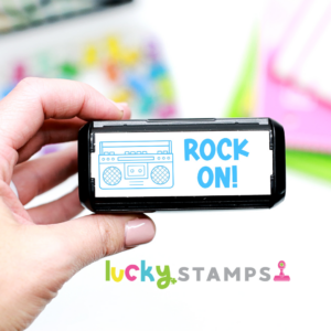 rock on stamp for teachers | Lucky Learning with Molly Lynch